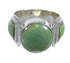 Southwestern Turquoise Genuine Sterling Silver Ring Size 5-1/4 RX81088
